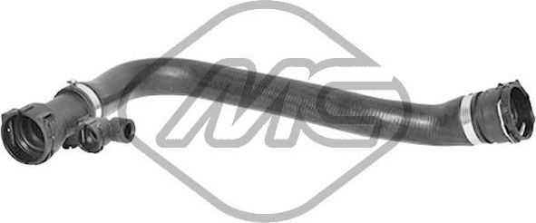 Патрубок радиатора (системы охлаждения) Metalcaucho. Артикул 09496