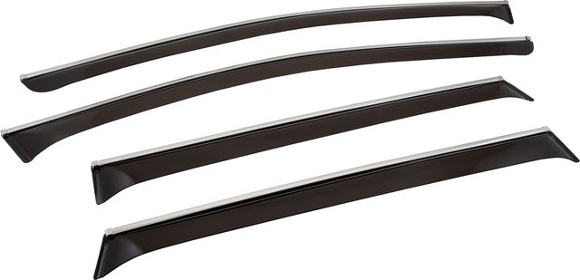 Дефлекторы Chromex для окон (c хром. молдингом) (4 шт.) Ford Kuga II 2012-2019. Артикул CHROMEX.63017