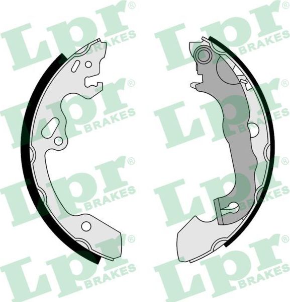 Тормозные колодки LPR задние для Fiat Multipla I 1999-2010. Артикул 07250