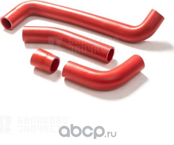 патрубок радиатора БалаковоЗапчасть 2101-2107 из 4-х шт алюмин. радиатор КРАСН (Балаково Запчасть). Артикул 10140