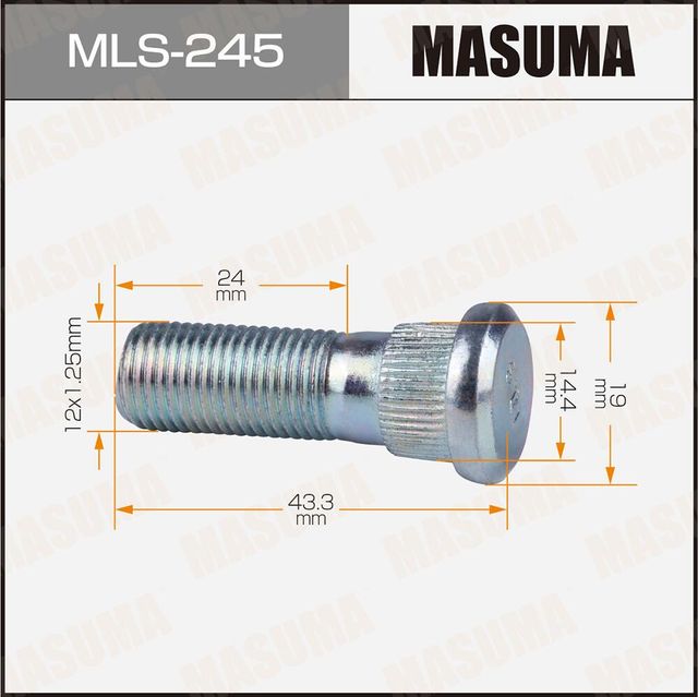 Шпилька MASUMA MLS-245 (уп.20шт) Masuma. Артикул MLS245