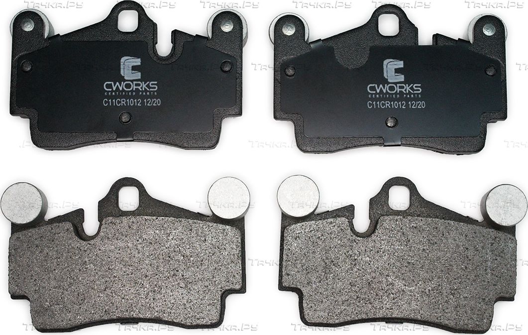 Тормозные колодки Cworks передние для Audi Q7 I (4L) 2006-2015. Артикул C11CR1012