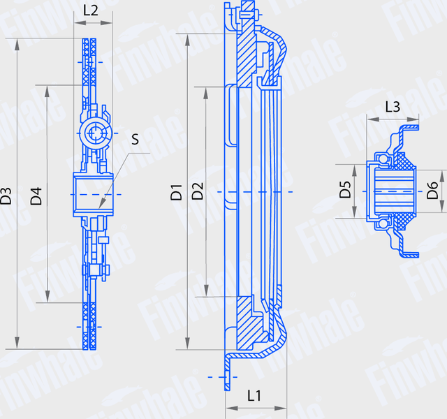 Сцепление (комплект) Finwhale для Nissan Sunny N14 1990-1995. Артикул CK409