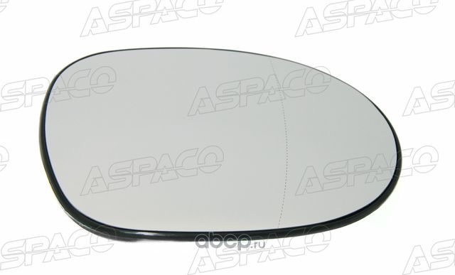 ЗЕРКАЛЬНЫЙ ЭЛЕМЕНТ ЛЕВЫЙ С ПОДОГРЕВОМ ДВОЙНОЙ (L) HONDA CIVIC (05-12) (Aspaco). Артикул AP76533