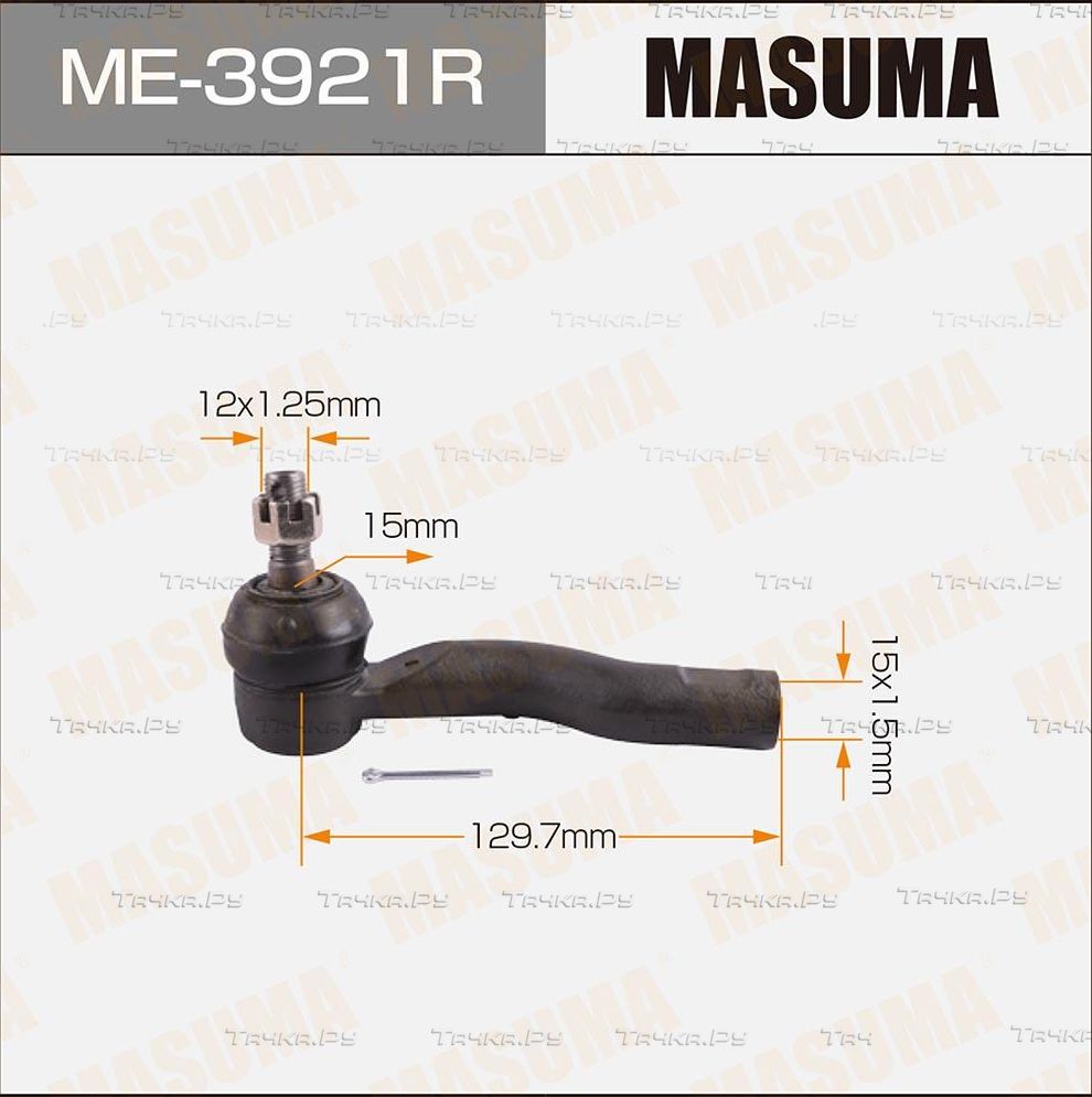 Наконечник рулевой тяги Masuma передний правый/левый для Toyota Noah I (R60) 2001-2007. Артикул ME-3921R