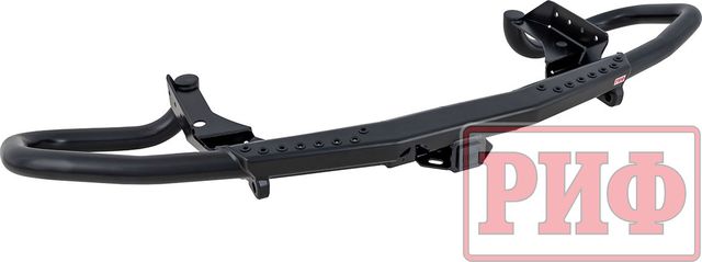 Бампер силовой/защита штатного бампера РИФ задний c квадратом под фаркоп для Nissan Patrol Y62 2010-2026. Артикул RIFY61-21007