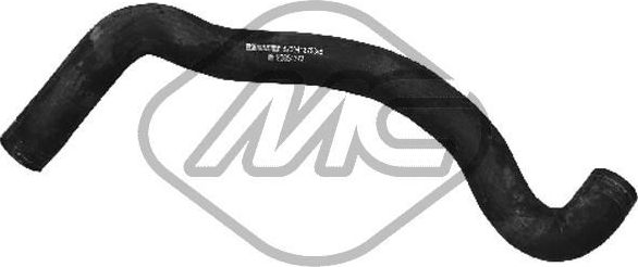 Патрубок радиатора (системы охлаждения) Metalcaucho верхний для Opel Vivaro A 2006-2014. Артикул 09576