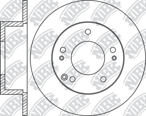 Тормозной диск NiBK. Артикул RN1386