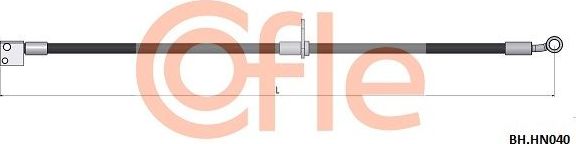Тормозной шланг Cofle передний левый для Honda Civic VIII 2005-2011. Артикул 92.BH.HN040
