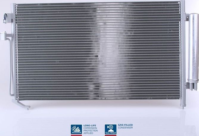 Радиатор кондиционера (конденсатор) Nissens (алюминий). Артикул 94848