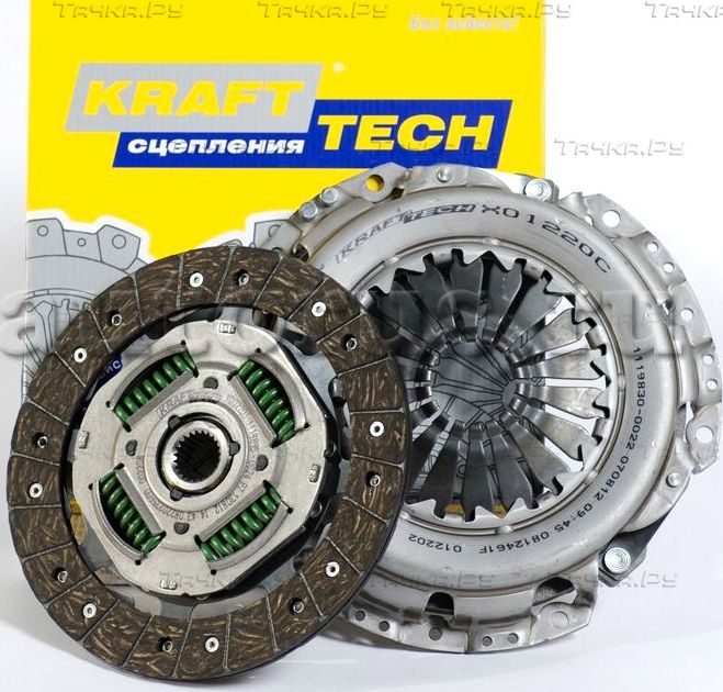Сцепление (комплект) KraftTech 2P Kit для Ford Tourneo Connect I 2002-2013. Артикул W01220D9