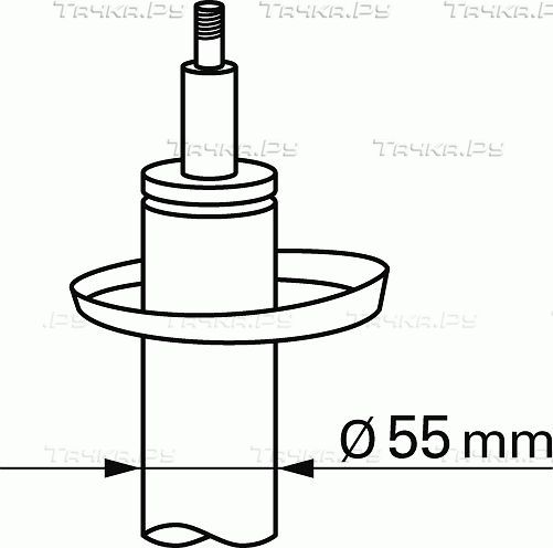 Амортизатор SACHS передний для Volkswagen Golf Plus I 2004-2013. Артикул 313 472