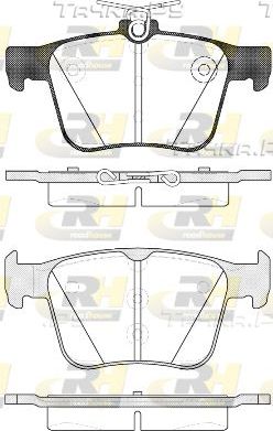 Тормозные колодки RoadHouse задние для Audi A3 III (8V) 2012-2026. Артикул 21516.10