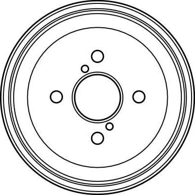 Тормозной барабан TRW. Артикул DB4115