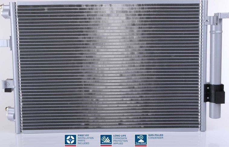 Радиатор кондиционера (конденсатор) Nissens (алюминий). Артикул 940222