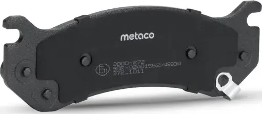 Колодки тормозные передние к-кт (Metaco). Артикул 3000272