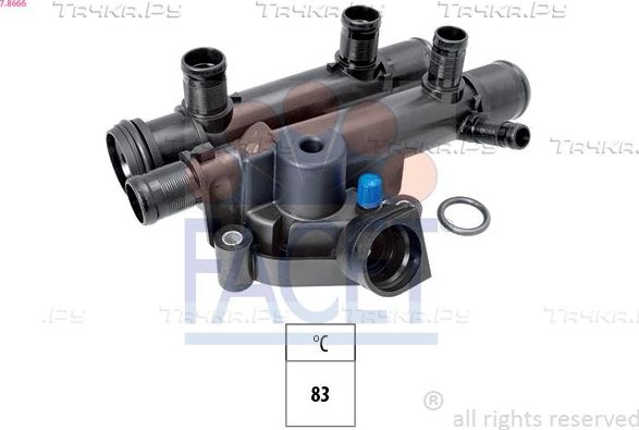 Термостат Facet Made in Italy - OE Equivalent для Renault Master II 2000-2010. Артикул 7.8666