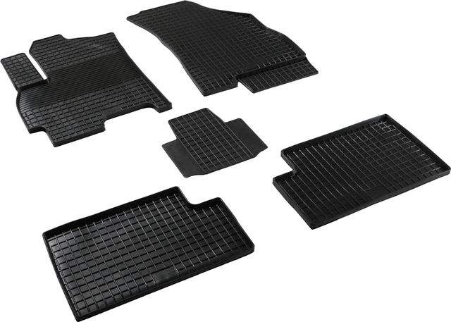 Коврики резиновые Seintex с узором сетка для салона Chery Tiggo 4 2017-2026. Артикул 317022