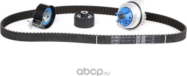 Помпа (водяной насос) с комплектом ремня ГРМ PSA. Артикул 1609525880