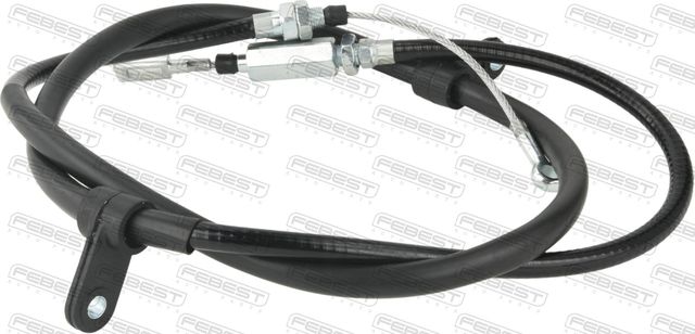 Трос ручника (тросик ручного тормоза) Febest. Артикул 25100-BOXIII