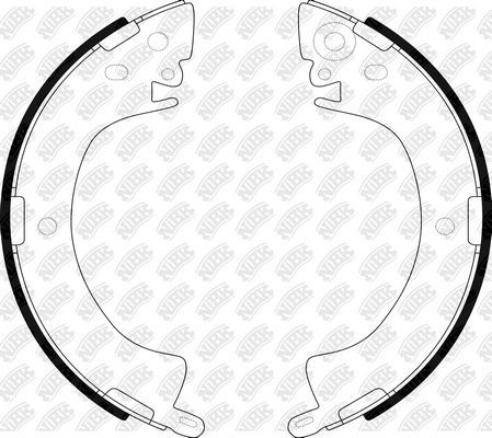 Тормозные колодки NiBK. Артикул FN6664