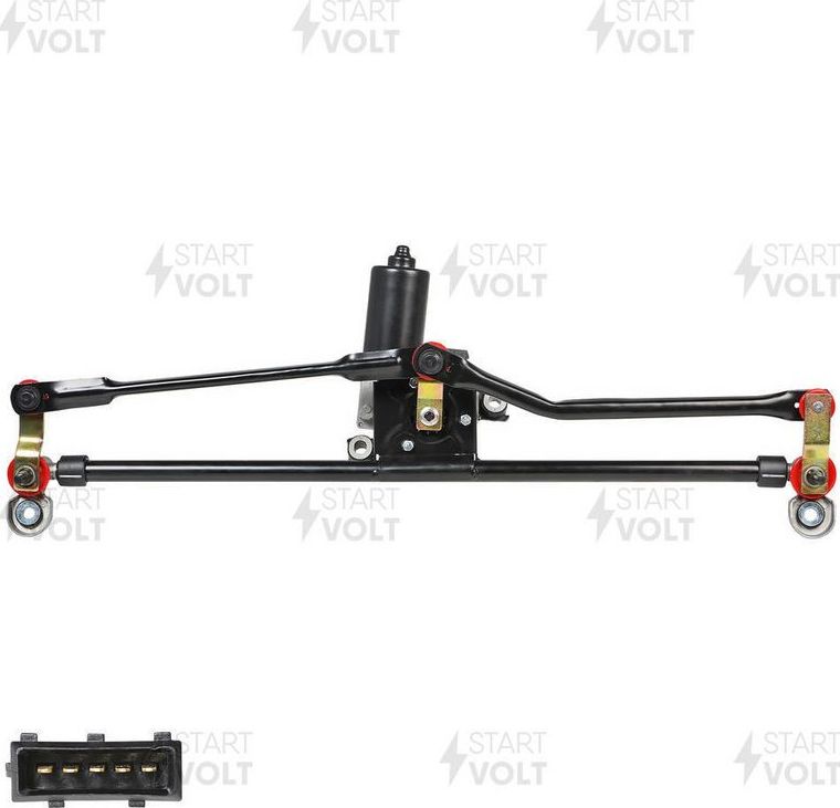 Трапеция стеклоочистителя (дворника) (в сборе) StartVOLT (Стальная труба). Артикул VWA 21002
