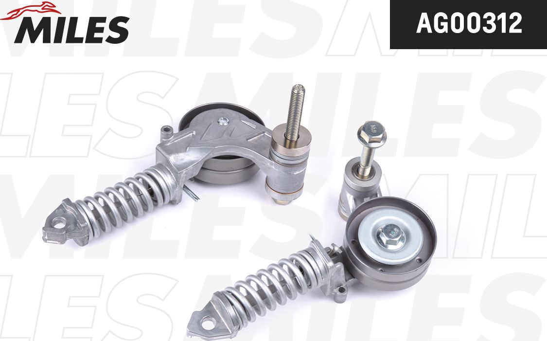 Натяжной ролик (натяжитель) приводного ремня Miles. Артикул AG00312