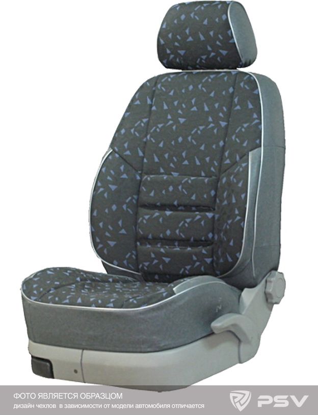 Чехлы PSV Экстрим ЭЛиС на сидения для Ford Mondeo IV Trend 2007-2015, цвет Серый. Артикул 114680