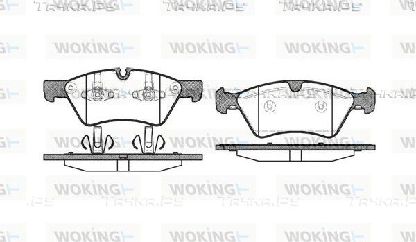Тормозные колодки Woking. Артикул P10793.00