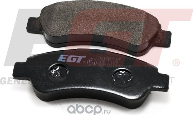 Brake Pads Rear = 2006-15 Citroen Jumper + 2006-15 Fiat Ducato + 2006-15 Peugeot (EGT). Артикул 321067EGT