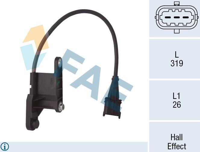 Датчик положения распредвала FAE. Артикул 79121