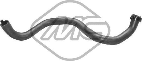 Патрубок радиатора (системы охлаждения) Metalcaucho. Артикул 08372