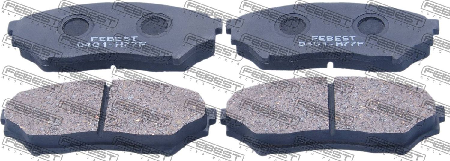 Тормозные колодки Febest. Артикул 0401-H77F