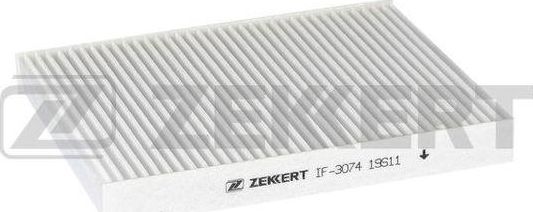 Салонный фильтр Zekkert для УАЗ Hunter 2004-2024. Артикул IF-3074