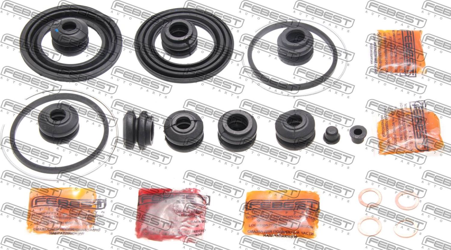 Ремкомплект тормозного суппорта Febest. Артикул 0175-ET196F