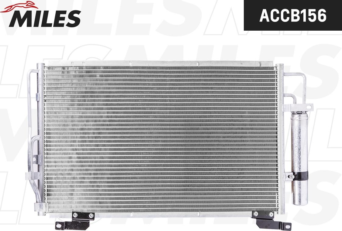 Радиатор кондиционера (конденсатор) Miles (алюминий). Артикул ACCB156