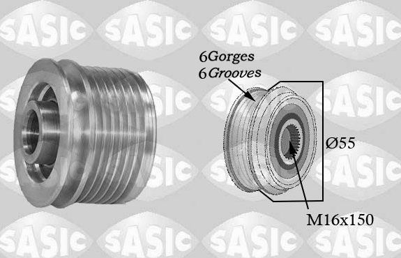 Муфта генератора обгонная Sasic. Артикул 1674001