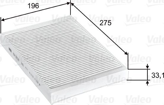 Салонный фильтр Valeo Essential. Артикул 715597