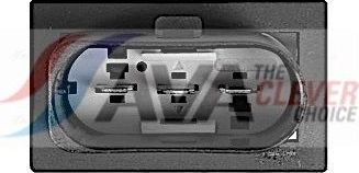 Вентилятор радиатора двигателя AVA (полимерный материал) для Volkswagen Fox I 2005-2011. Артикул VN7545