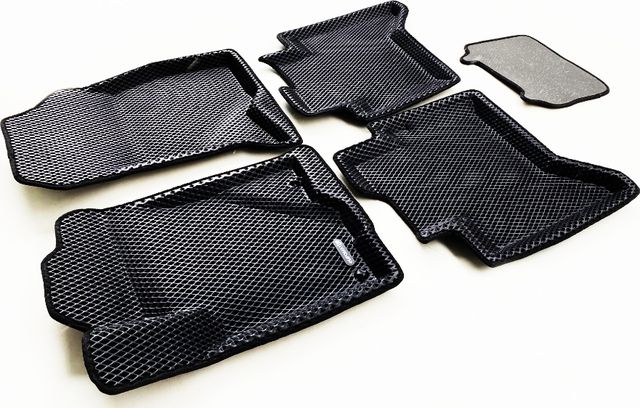Коврики Euromat 3D EVA для салона Toyota Hilux VIII 2016-2026. Артикул EM3DEVA-005134