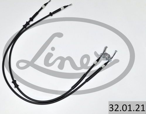 Трос ручника (тросик ручного тормоза) Linex. Артикул 32.01.21