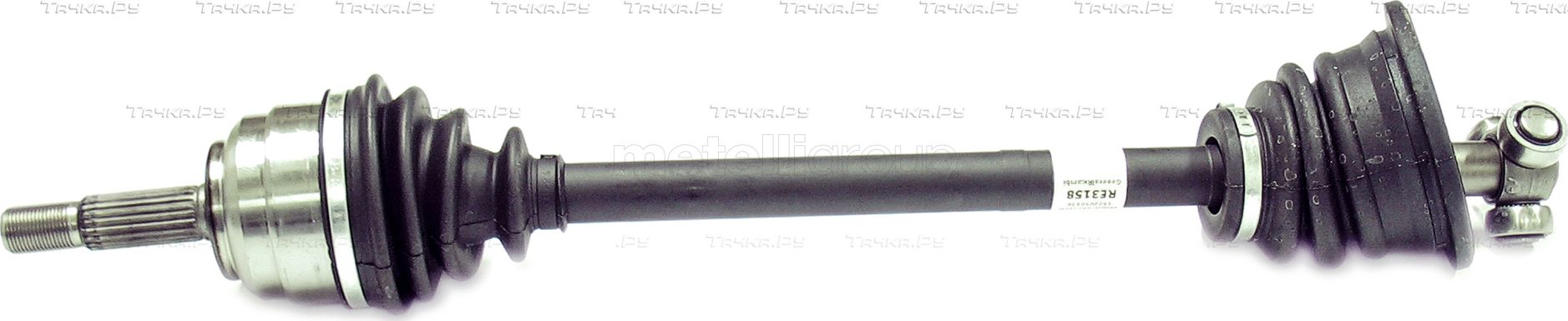 Полуось (привод в сборе, приводной вал) Metelli. Артикул 17-0074
