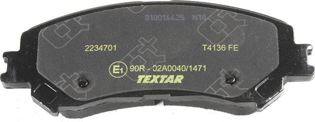 Тормозные колодки Textar Q+. Артикул 2234701