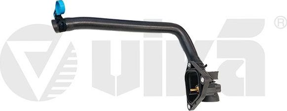 Патрубок радиатора (системы охлаждения) Vika (резина). Артикул 11237601