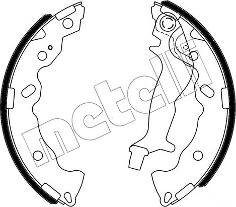 Тормозные колодки Metelli. Артикул 53-0707