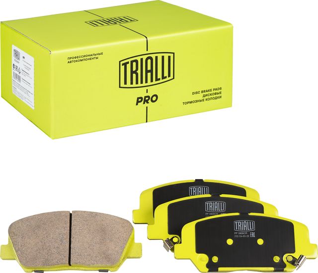 Тормозные колодки Trialli (Керамика). Артикул PF 0809CR