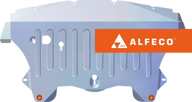 Защита алюминиевая Alfeco для радиатора BMW Х5 E70 2006-2013. Артикул ALF.34.10al