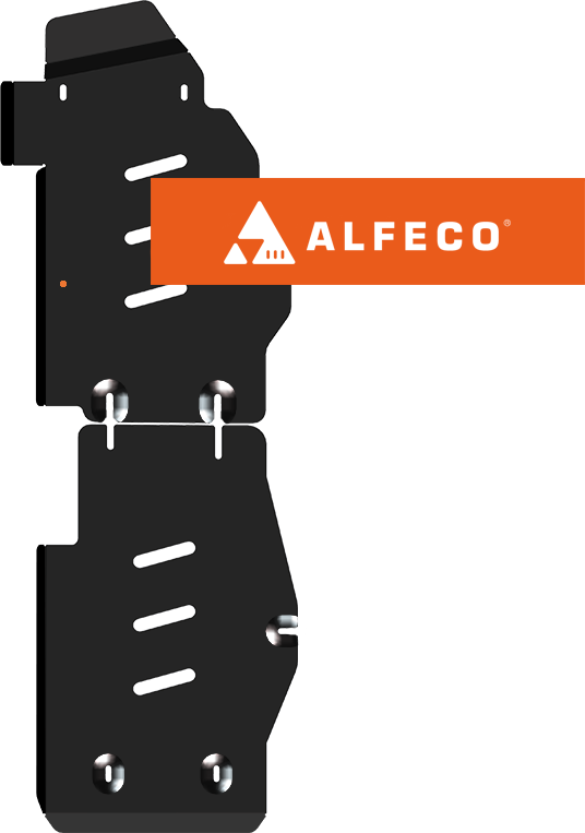 Защита Alfeco для топливопровода (2 части) Jetour T2 FWD 2024-2026. Артикул ALF.70.05