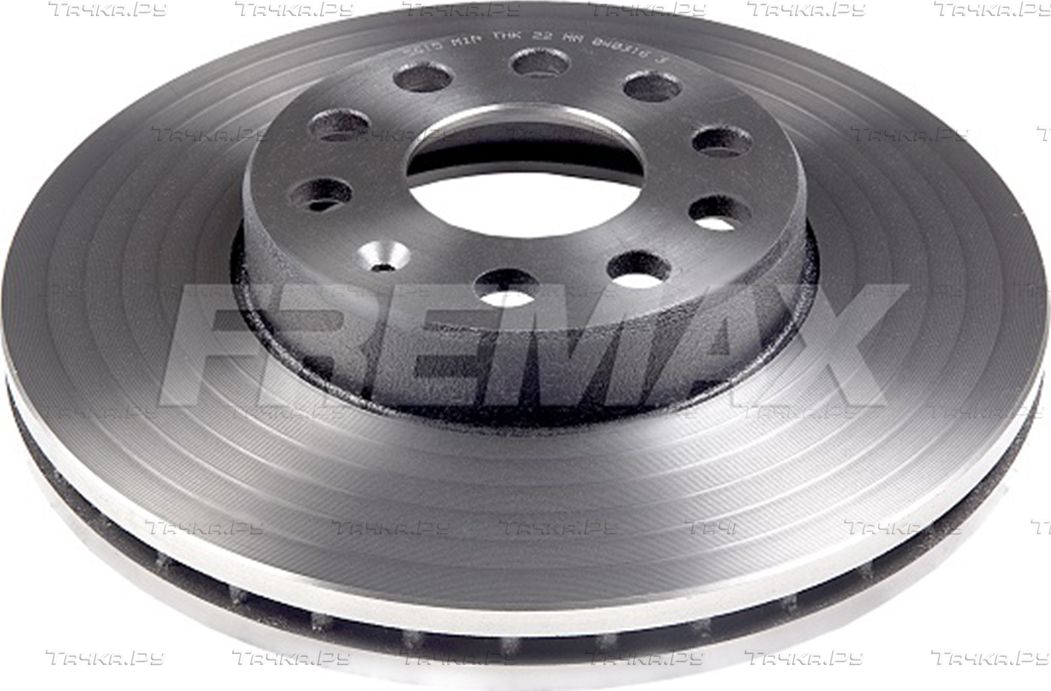 Тормозной диск Fremax Premium Black High Carbon + передний для SEAT Toledo III 2004-2009. Артикул BD-5615