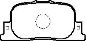 Тормозные колодки HSB. Артикул HP5091